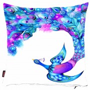 Kus Desenli Yastık Kılıfı-3